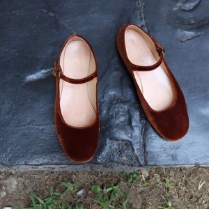 Doen Mary Jane Flats - Copper, 6
